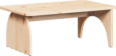 Zdjęcie produktu dla Stolik kawowy Naturalny 80 x 50 x 31 cm Lite drewno sosnowe