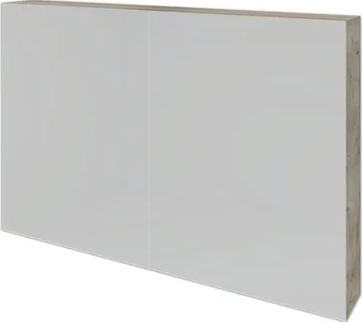 Produktbild von Spiegelschrank Sanox 100 x 13 x 65 cm craft oak 2-türig