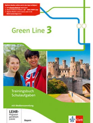 Immagine prodotto di Green Line 3. Ausgabe Bayern. Trainingsbuch Schulaufgaben, Heft mit Lösungen und CD-ROM 7. Klasse