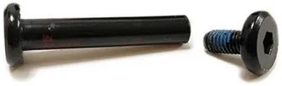 Produktbild von Krf Skateboard Rollen Schrauben 4 Einheiten Schwarz  Schwarz One Size