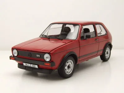 Produktbild von VW Golf 1 GTi 1976 rot Modellauto 1:18 Norev