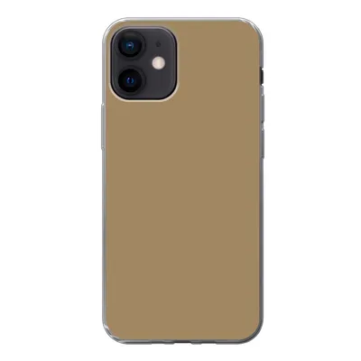 Produktbild von MuchoWow® Handyhülle Schutzhülle Hülle für iPhone 12 Palette - Beige - Innenbereich Silikon Softcase Handy Hülle - Schutzhülle