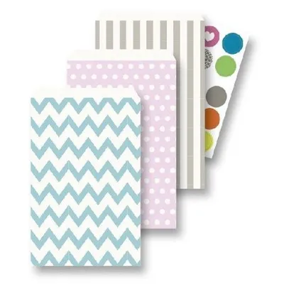 Produktbild von folia Papiertüten 130 x 200 mm mit Motiven sortiert 15 Stück