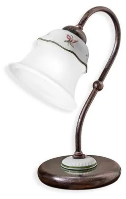 Obrázek produktu pro Klasická lampa Ferrara Kov a keramika Černý odstín mědi 1 světlo E14