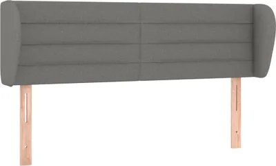 Produktbild von vidaXL Kopfteil mit Ohren Dunkelgrau 147x23x78/88 cm Stoff
