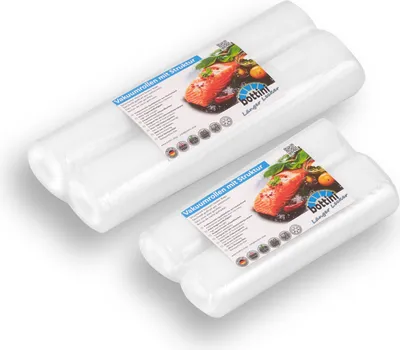 Two packages of vacuum seal rolls are shown on a white background.