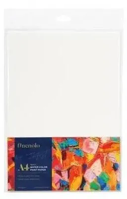 Produktbild von Finenolo-Aquarellpapier A4, 300 g/m², 16 Blatt, weiß