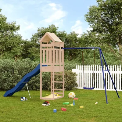 Produktbild von Möbel Spielturm Massivholz Kiefer - Schaukeln 3156961