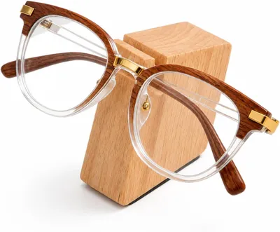 Produktbild von Holz-Brillenhalter, Brillenablage für Nachttisch – Tisch