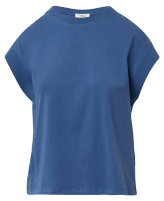 Produktbild von s.Oliver T-Shirt, superweich, Relaxed Fit, Rundhalsausschnitt mit überschnittenen Schultern