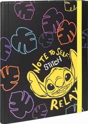 Immagine prodotto di Cartella spaziale in cartone A4 con elastico Disney modello nero 2