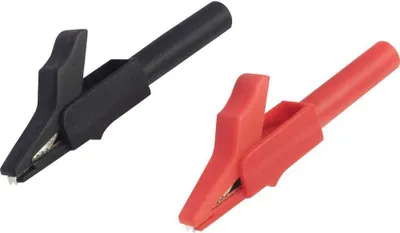 Produktbild von VOLTCRAFT MSK-102 Krokodilklemme Buchse 4 mm Schwarz, Rot