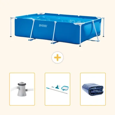 Produktbild von Rechteckiger Frame Pool - 260x160x65 cm - 4-teilig SCB81