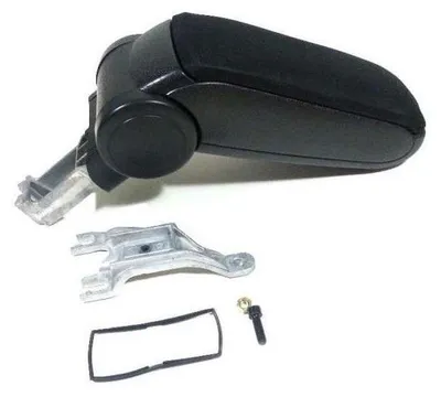 Immagine prodotto di Nuovo bracciolo / bracciolo centrale per Audi A4 B6 B7 (2000–2008) con rivestimento in tessuto nero