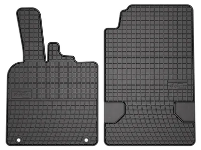 Produktbild von Gummi-Fußmatten vorne für Smart Fortwo II 2007-2014 (Schrägheck) – 2-tlg, Schwarz, passgenau