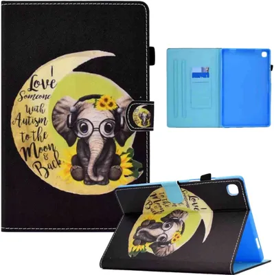 Immagine prodotto di Per Samsung Galaxy Tab A8 2021 Motif 16 Arte copertura in pelle Tablet Case Custodia