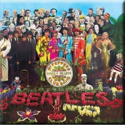 Produktbild von The Beatles - Kühlschrank-Magnet "Sgt Pepper" RO14244 (Einheitsgröße) (Bunt)