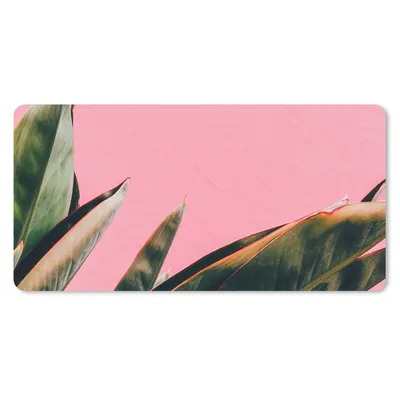 Produktbild von MuchoWow® Mauspad Mousepad Pflanzen - Frauenzunge - Rosa - Tropisch 60x30 cm - Mousepads - Maus Mat - Pad - Mausunterlage - Nachhaltig