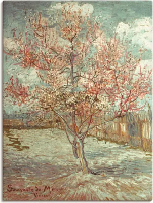 Produktbild von ARTland Leinwandbild Blühender Pfirsichbaum, 1888 Größe: 60x80 cm