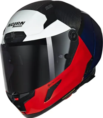 Produktbild von Nolan X-804 RS Ultra Carbon Blocco Helm, rot/blau, XL (62)