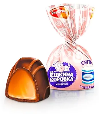 Produktbild von Schokokonfekt - Eschkina korowka, mit gezuckerter Kondensmilchgeschmack, 300 g