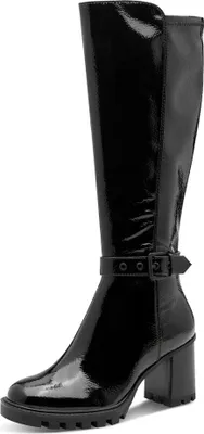 Immagine prodotto di Stivali da donna Tamaris, in pelle nera, taglia 38
