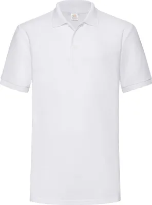 Produktbild von Fruit of the Loom 63-204-0 | 65/35 Heavy Piqué Poloshirt Herren - Farbe: White - Größe: 3XL