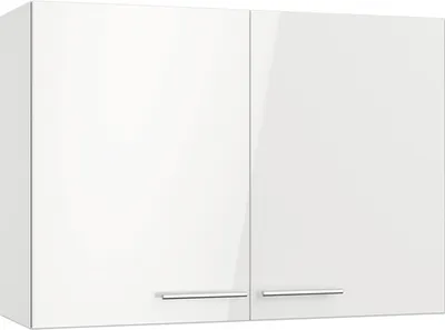 Produktbild von Optifit Hängeschrank Rurik986 BxTxH 100 x 34,9 x 70,4 cm weiß glänzend zerlegt KFRU OM106-8+