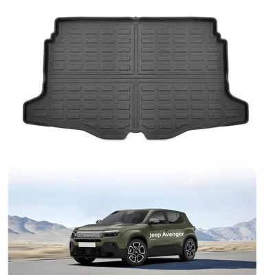 Obrázok produktu pre Podlahová rohož do batožinového priestoru, vyrobená z TPE, čierna, pre vozidlá Jeep Avenger Hybrid EV, modelové roky 2023-2026
