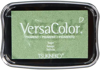Productafbeelding van Tsukineko VC187 Versacolor pigmentstempelkussen, salie, synthetisch materiaal, groen