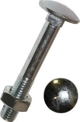 Produktbild von Dresselhaus Flachrundschraube 0011/001/75 10x50 50mm Stahl Schachtel