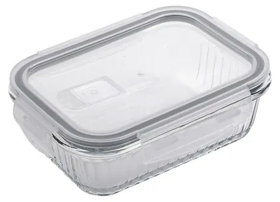 Productafbeelding van MARIET Glazen rechthoekige voedselcontainer, 1050 ml