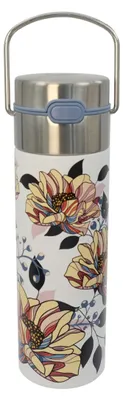 Thermosflasche 500 ml Edelstahl mit Sportverschluss und Sieb
