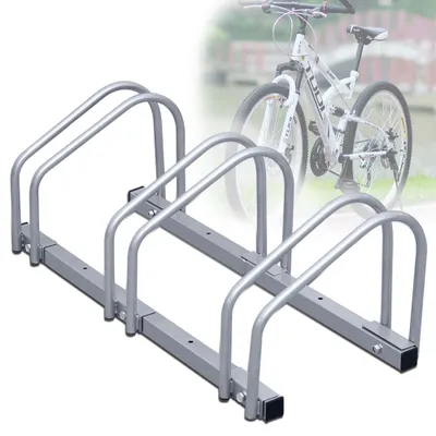 Obrázok produktu pre Stojan na 2 bicykle, viacnásobný stojan, kov, 41x32x26cm