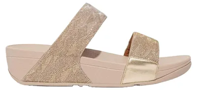 Produktbild von FitFlop - Glitzer Pantoffeln für Damen, Doppelriemen GT33811 (41 EU) (Roségold)