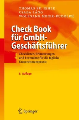 Obrázok produktu pre Check Book für GmbH-Geschäftsführer