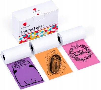 Obrázok produktu pre Samolepiaci termálny papier pre Phomemo M02 M02Pro M03AS M04S M04AS rolka