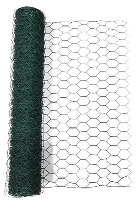 Immagine prodotto di Rete metallica rivestita in PVC, esagonale, set da 2 pezzi, ca. 5 x 0,5 m