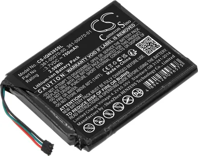 Obrázek produktu pro TECHTEK Baterie kompatibilní s [Garmin] 3597LMT, Nuvi 3597, Nuvi 3597LMTHD, Nuvi 3598, Nuvi 3598LMT, Nuvi 3598LMT-D nahrazuje 361-00070-00, pro 361-