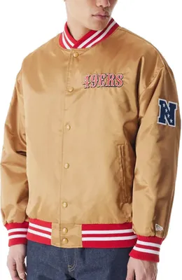 Produktbild von New Era NFL San Francisco 49ers Satin Bomber Jacket L