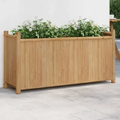 Produktbild von Möbel Pflanzkübel 100x30x50 cm Bambus - Beete 366463