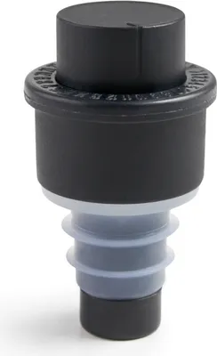Obrázok produktu pre Prázdna zátka na víno Ibili-, plast/silikón, 5,8 cm, čierna