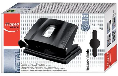 Produktbild von Maped E4024 Locher 25 Blätter Schwarz