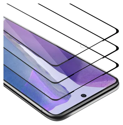 Immagine prodotto di Cadorabo pellicola blindata per Samsung Galaxy S20 pellicola protettiva in bianco a schermo intero vetro temperato di protezione del display