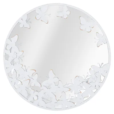 Immagine prodotto di Mauro Ferretti Specchio rotondo White Butterfly, 62,5x2,3 cm