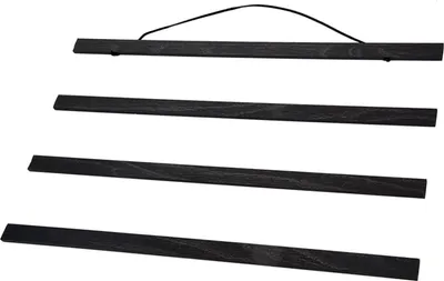 Image de Cadre photo magnétique moderne en sciure de bois DIY Poster Scroll Prints Artwork Hanger (80cm)