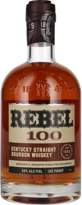 Produktbild von Rebel 100 PROOF Kentucky Straight Bourbon Whiskey 50% Vol. 0,7l