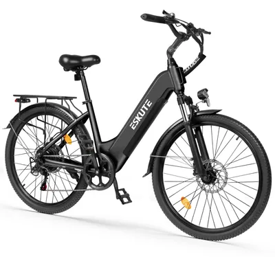 Obrázok produktu pre Elektrické bicykel C202 – elektrický bicykel pre dospelých – 250W bezkomutátorový motor – 48V 17,5Ah lítiová batéria – dojazd 31–60 km – maximálna rýchlosť 25 km/h – čierna farba