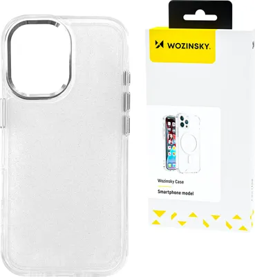 Zdjęcie produktu dla Etui Wozinsky Glitter Case na Samsung Galaxy S25 - przezroczyste z brokatem