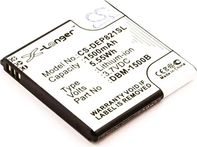 Image de Batterie pour Doro Liberto 820 mini (DBM-1500B) – 1500 mAh – Li-Ion
